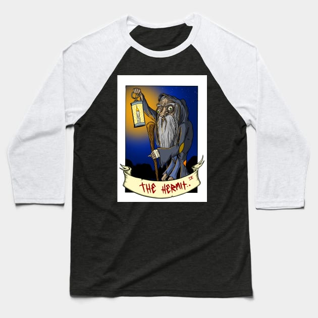 The hermit tarot Baseball T-Shirt by Brownlazer